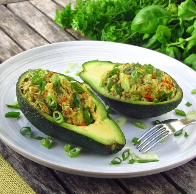 Vegan Stuffed Avocado Recipe