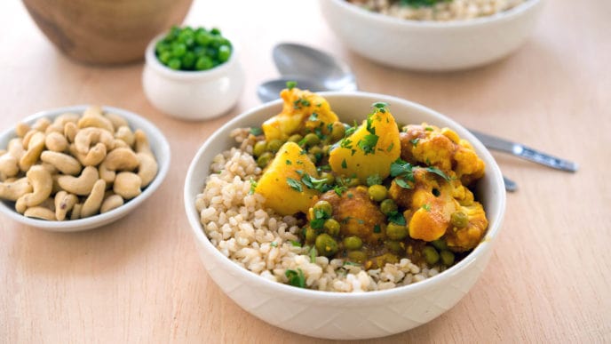 Potato-Cauliflower Curry