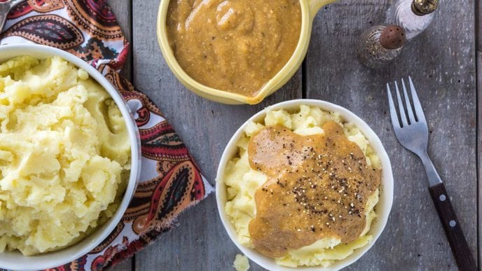 Vegan Mashed Potatoes And Gravy