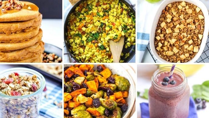 10 High Energy Plant-Based Breakfast Recipes To Start Your Day Off Right