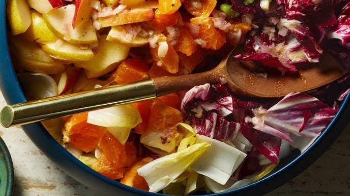 Chopped Winter Salad With Meyer Lemon Vinaigrette
