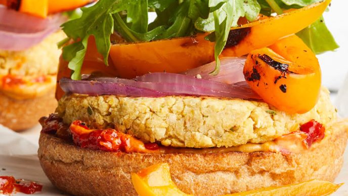 Mediterranean Chickpea Burgers