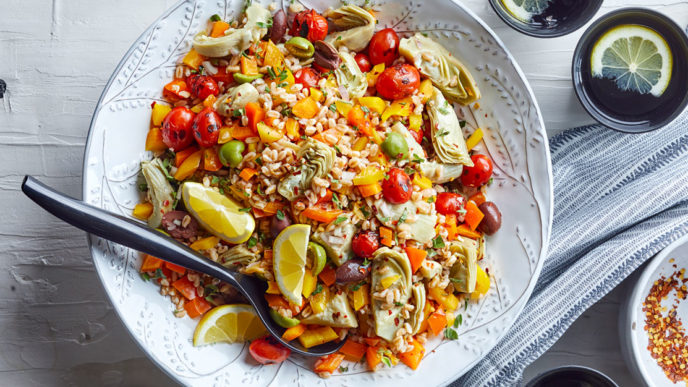 Mediterranean Farro Salad