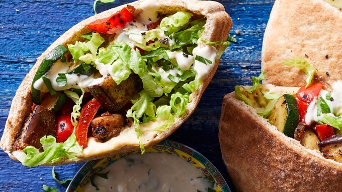Middle Eastern Pita Pocket Sandwiches