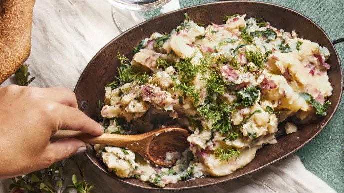Vegan Mashed Potatoes With Kale