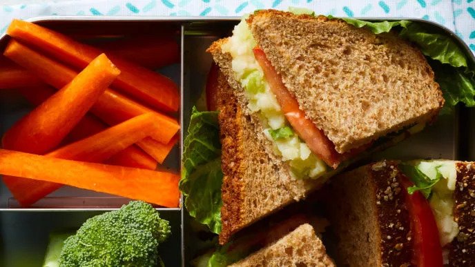 Deviled Potato Sandwiches