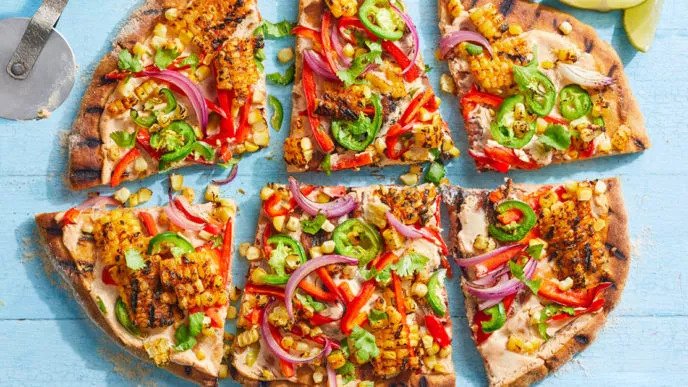 Grilled Street Corn Pizza