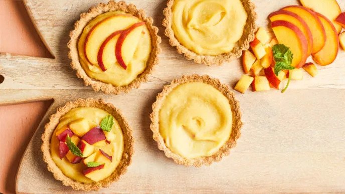 Mini Peach Tarts