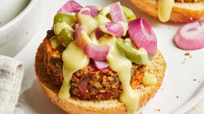 New American Veggie Cheeseburgers
