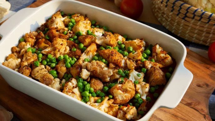 Roasted Cauliflower And Quinoa Casserole