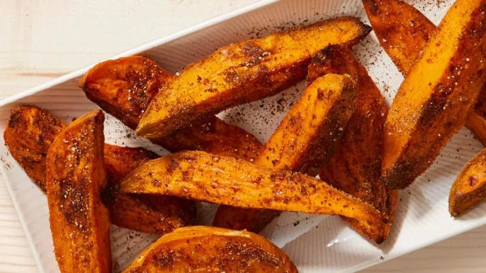Roasted Sweet Potato Wedges