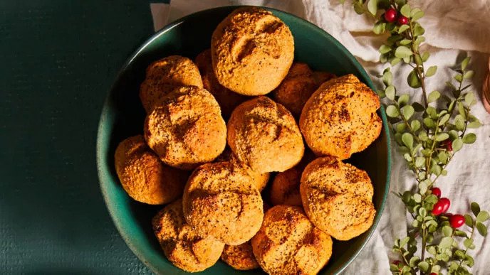 Single-Rise Sweet Potato Dinner Rolls