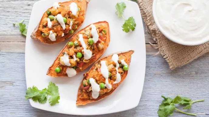 Twice-Baked Sweet Potatoes