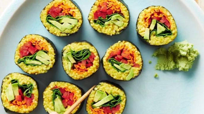 Curried Millet Sushi