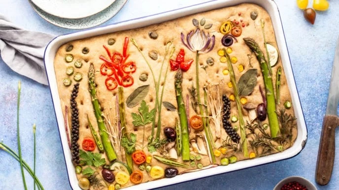 Festive Sourdough Focaccia
