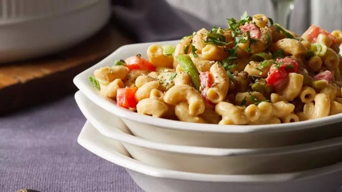 Vegan Pimiento Cheesy Mac