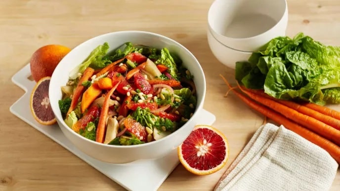 Roasted Fennel And Carrot Salad