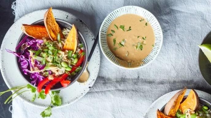 Thai Rice Salad Bowls