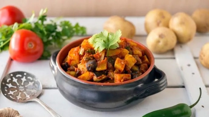 Potatoes Eggplant