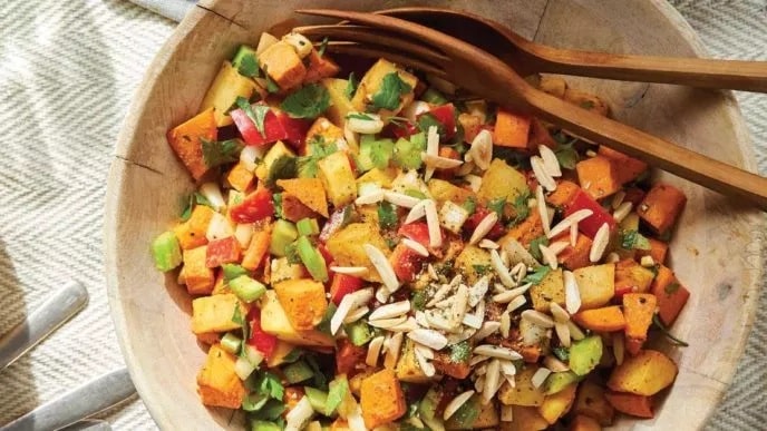 Harissa-Roasted Potato Salad