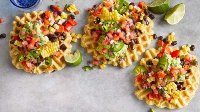 Tamales-Inspired Waffles