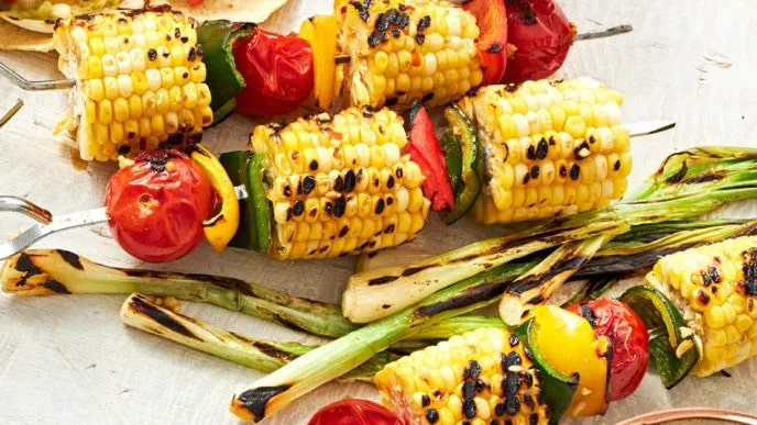 Veggie Fajita Kabobs