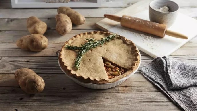 Festive Vegetable Pot Pie