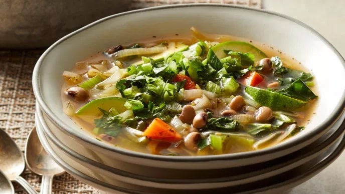 New Year’s Day Soup with Black-Eyed Peas