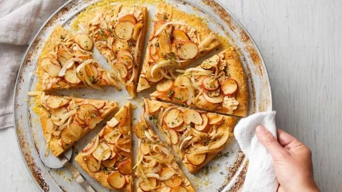 Potato-Onion Pizza