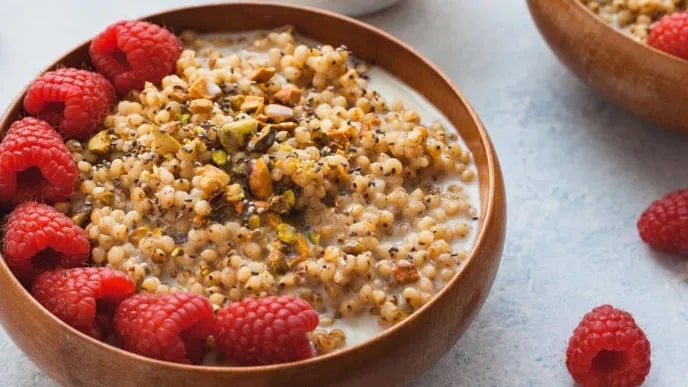 Sorghum Berry Breakfast Bowl
