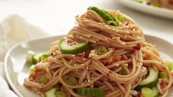 Kimchi Noodle Salad