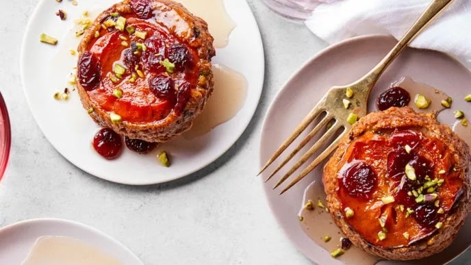 Persimmon Cake With Pistachios