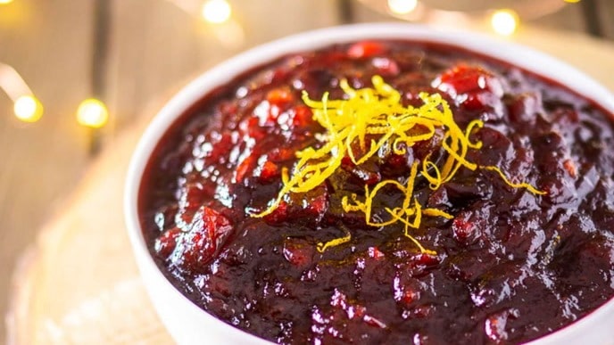 Spiced-brandied Cranberry Sauce